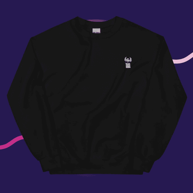 Black / S Pink Llamas Sweatshirt